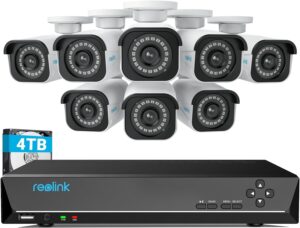 Read more about the article REOLINK 4K Security Camera System, RLK16-800B8 8pcs H.265 PoE Wired with Person Vehicle Detection for ONLY $799.99 (Was $999.99)