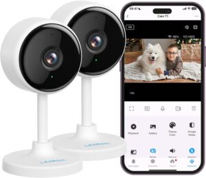 Read more about the article Indoor Camera, litokam Cameras for Home Security with Night Vision Compatible with Alexa 2 Packs for ONLY $28.78 (Was $39.99)