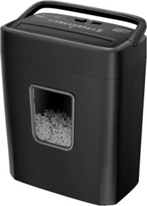 Read more about the article Bonsaii Paper Shredder, 8-Sheet Crosscut Shredder with 4.2 Gallon Bin for ONLY $33.82 (Was $42.48)