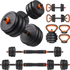 Read more about the article FEIERDUN Adjustable Dumbbells, 20/30/40/50/70/90lbs Free Weight Set with Connector, 4 in1 Dumbbells Set for ONLY $69.29 (Was $89.99)