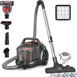 Read more about the article Aspiron Canister Vacuum Cleaner, 1200W Lightweight Bagless Vacuum Cleaner, 3.7QT Capacity with 5 tools for ONLY $104.68 (Was $199.99)