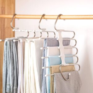 Read more about the article Upgrade Azeroth Pants Hangers 4 Pack Space Saving S-Type Stainless Steel for ONLY $29.68 (Was $50.00)