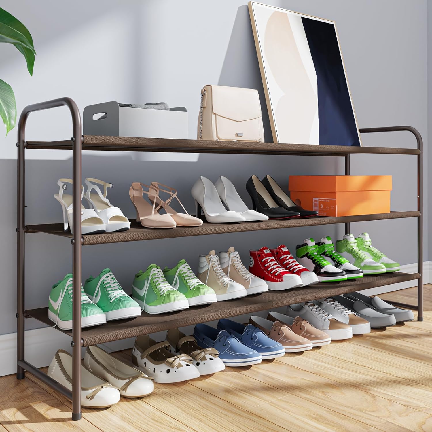 Read more about the article Kitsure Shoe Rack for Entryway – Sturdy & Durable Long Stackable Shoe Organizer for Closet for ONLY $19.99 (Was $29.99)