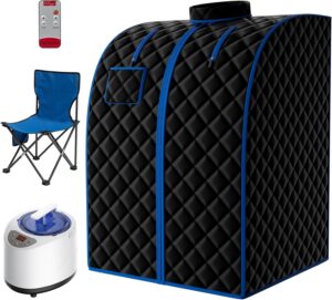 Read more about the article X-Vcak Portable Steam Sauna Tent for Home, Full Size Sauna Room with 2.6L Steamer, Remote Control, Folding Chair for ONLY $89.99 (Was $159.99)