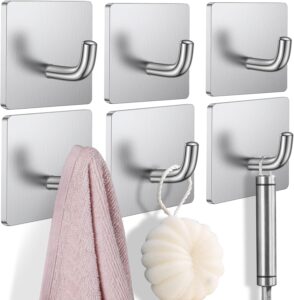 Read more about the article Budding Joy Adhesive Hooks Heavy Duty Stick on Wall 6 Pack for ONLY $11.99 (Was $19.99)