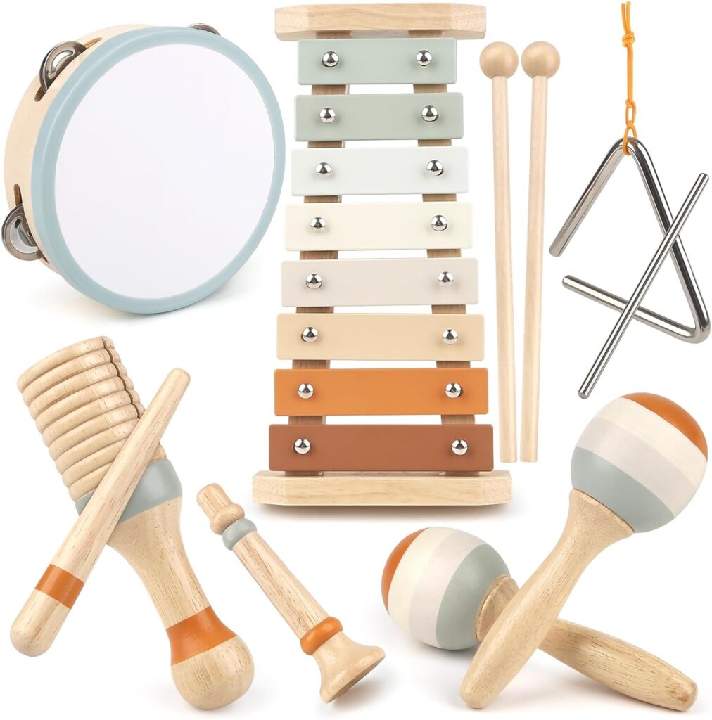 Musical Instruments – Neutral Colors Toddler Toys – Aesthetic for ONLY $27.99 (Was $46.99)