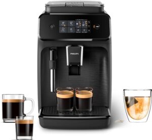 Read more about the article Philips 1200 Series Fully Automatic Espresso Machine, Classic Milk Frother, 2 Coffee Varieties, Intuitive Touch Display, 100% Ceramic Grinder for ONLY $399.00 (Was $499.00)