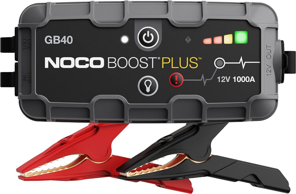 NOCO Boost Plus GB40 1000A UltraSafe Car Battery Jump Starter, 12V Battery Pack, Battery Booster, Jump Box, Portable Charger for ONLY $99.95 (Was $124.95)