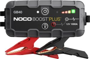 Read more about the article NOCO Boost Plus GB40 1000A UltraSafe Car Battery Jump Starter, 12V Battery Pack, Battery Booster, Jump Box, Portable Charger for ONLY $99.95 (Was $124.95)