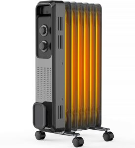 Read more about the article 1500W Oil Filled Radiator Heater, Portable Electric Heater for ONLY $49.99 (Was $69.99)