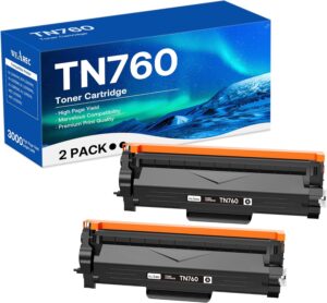Read more about the article TN760 Toner Cartridges Replacement Compatible for Brother Printers for ONLY $28.79 (Was $39.99)