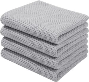 Read more about the article Homaxy 100% Cotton Waffle Weave Kitchen Dish Towels, Ultra Soft Absorbent Quick Drying Cleaning Towel, 13×28 Inches, 4-Pack for ONLY $15.29 (Was $16.99)