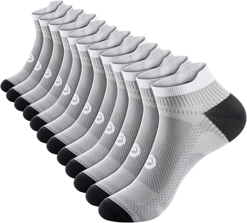 PAPLUS Ankle Compression Sock for Men and Women 6 Pairs for ONLY $19.99 (Was $25.99)