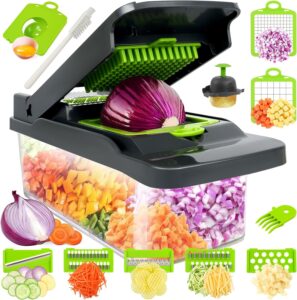 Read more about the article Vegetable Chopper, Food Chopper, Pro 12 in1 Multifunctional for ONLY $19.97 (Was $34.99)