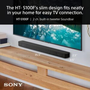 Read more about the article Sony S100F 2.0ch Soundbar with Bass Reflex Speaker, Integrated Tweeter and Bluetooth for ONLY $98.00 (Was $129.99)