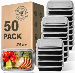 Read more about the article Meal Prep Containers, 50Pack [38OZ] Food Storage Containers With Lids, Reusable for ONLY $20.79 (Was $32.99)