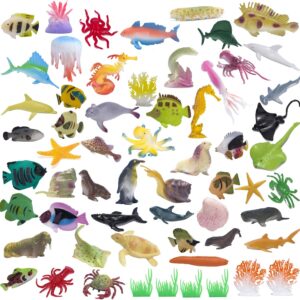 Read more about the article Ocean Sea Animals Figures, 60 Pack Mini Plastic Deep Underwater Life Creatures Set for ONLY $15.99 (Was $23.99)
