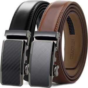 Read more about the article CHAOREN Mens Belts Leather Ratchet 2 Pack for ONLY $26.99 (Was $49.99)