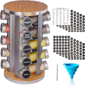 Read more about the article New England Stories Revolving Spice Rack Set with 20 Spice Jars for ONLY $25.98 (Was $39.99)