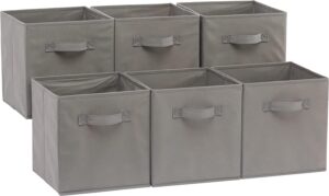 Read more about the article Amazon Basics Collapsible Fabric Storage Cubes Organizer with Handles, 10.5″x10.5″x11″, Pack of 6 for ONLY $18.90 (Was $20.32)