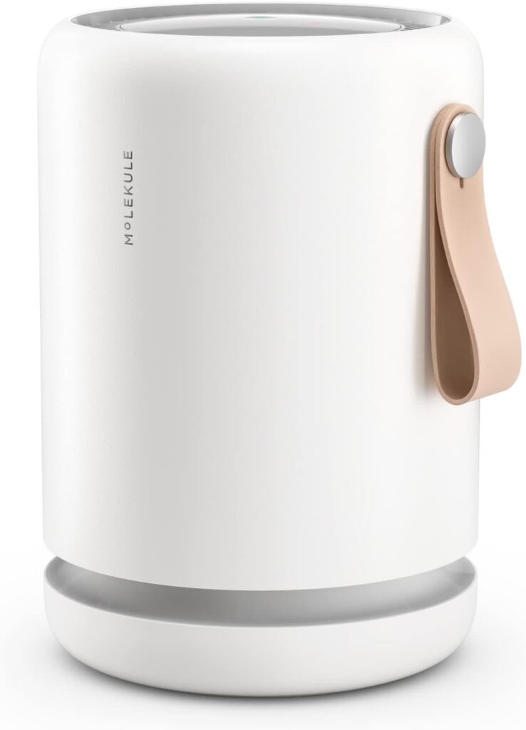Molekule Air Mini+ | Air Purifier for Small Home Rooms up to 250 sq. ft. with PECO-HEPA Tri-Power Filter, Alexa-Compatible for ONLY $279.99 (Was $359.99)