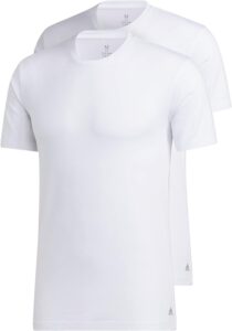 Read more about the article adidas Men’s Stretch Cotton Crew Neck Undershirts (2-Pack) for ONLY $18.80 (Was $38.00)