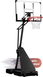 Read more about the article WIN.MAX Portable Basketball Hoop Quickly Height Adjusted 4.9-10ft for ONLY $229.99 (Was $329.99)