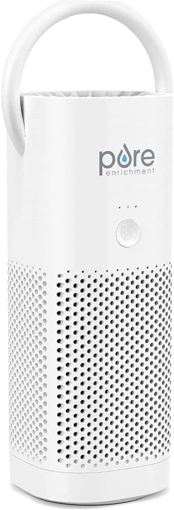 Pure Enrichment® PureZone™ Mini Portable Air Purifier – Cordless True HEPA Filter for ONLY $31.99 (Was $49.99)