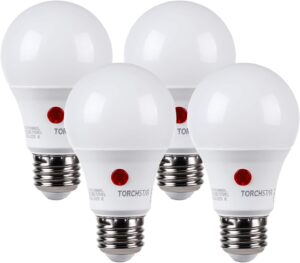 Read more about the article TORCHSTAR Dusk to Dawn Light Bulbs, Sensor A19 LED Bulb, UL & Energy Star Listed, 9W (60W Eqv.) Pack of 4 for ONLY $12.78 (Was $16.75)
