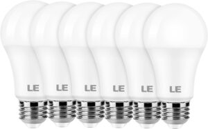 Read more about the article LE 100W Equivalent LED Light Bulbs, 14W 1500 Lumens Pack of 6 for ONLY $14.99 (Was $18.99)