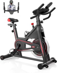 Read more about the article Exercise Bike, DMASUN Magnetic Resistance Pro Indoor Cycling Bike 330/350Lbs Weight Capacity for ONLY $249.99 (Was $439.99)