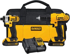 Read more about the article DEWALT 20V MAX Cordless Drill and Impact Driver, Power Tool Combo Kit with 2 Batteries and Charger for ONLY $139.00 (Was $239.00)