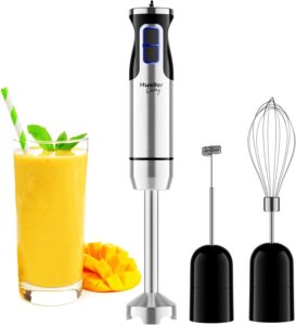 Read more about the article MuellerLiving Hand Blender, Immersion Blender, Hand Mixer with Attachments: Stainless Steel for ONLY $34.99 (Was $39.99)