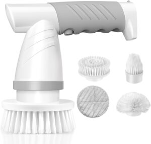 Read more about the article IEZFIX Electric Spin Scrubber, Bathroom Scrubber Rechargeable Shower Scrubber with 4 Replaceable Cleaning Brush Heads for ONLY $28.79 (Was $45.99)