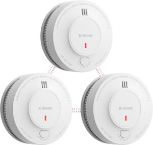 Read more about the article X-Sense 10-Year Battery Wireless Interconnected Smoke Detector Fire Alarm with Over 820 ft Transmission Range – 3 pack for ONLY $59.98 (Was $79.99)
