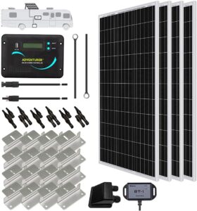 Read more about the article Renogy 400 Watts 12 Volts Monocrystalline Solar RV Kit Off-Grid Kit for ONLY $379.99 (Was $799.99)