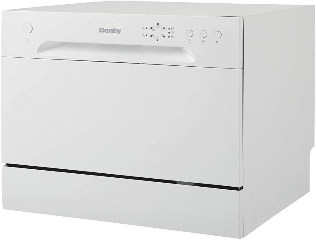 Danby DDW621WDB Countertop Dishwasher with 6 Place Settings, 6 Wash Cycles and Silverware Basket for ONLY $266.90 (Was $379.74)