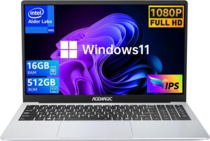 Read more about the article ACEMAGIC Laptop Computer 16GB DDR4 512GB SSD Quad-Core Intel N95(Up to 3.4GHz), 15.6 inch for ONLY $359.99 (Was $1,299.99)