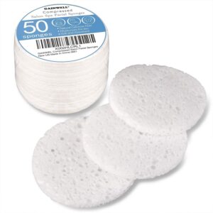 Read more about the article 50-Count Compressed Facial Sponges, GAINWELL White Cellulose 100% Natural for Facial Cleansing, Exfoliating Mask, Makeup Removal for ONLY $7.98 (Was $15.98)