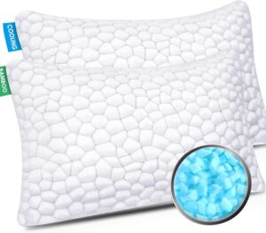 Read more about the article Cooling Bed Pillows for Sleeping 2 Pack Shredded Memory Foam Adjustable Cool BAMBOO Pillow for ONLY $39.99 (Was $58.99)