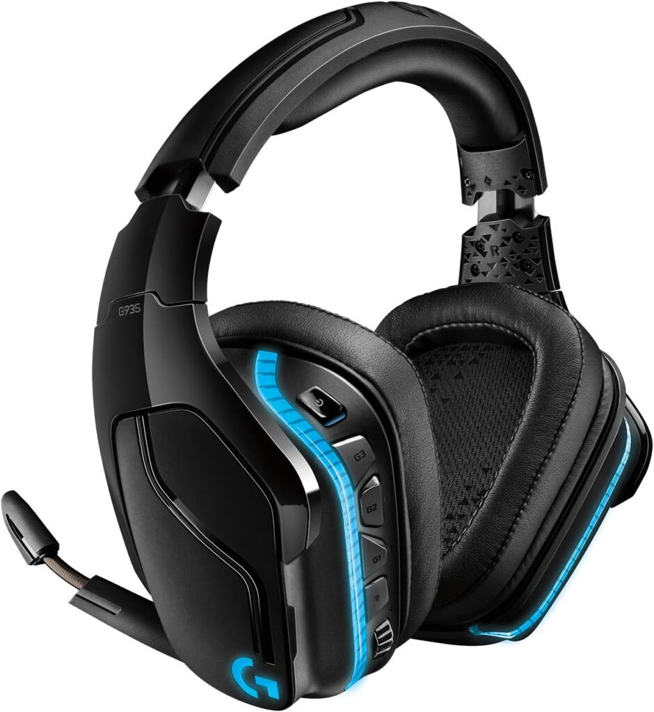 Logitech G935 Wireless DTS:X 7.1 Surround Sound LIGHTSYNC RGB PC Gaming Headset for ONLY $90.99 (Was $169.99)