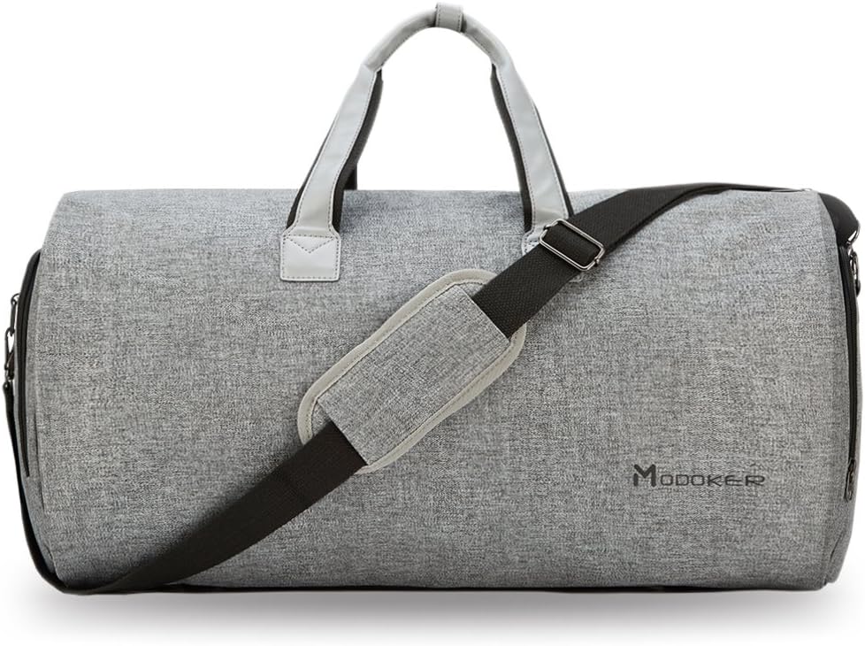 Convertible Garment Bag with Shoulder Strap, Modoker Carry on Garment Duffel Bag for Men Women for ONLY $35.19 (Was $60.00)