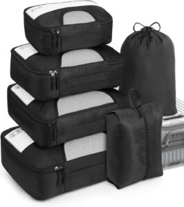 Read more about the article Veken 6 Set Packing Cubes for Suitcases and Carry on Luggage – Organizer Bags Set for ONLY $19.98 (Was $26.99)