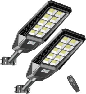 Read more about the article Dimgogo 2000W Led Solar Flood Lights Outdoor, 3 Modes IP66 Waterproof Solar Street Light with Remote Control for ONLY $99.99 (Was $219.99)