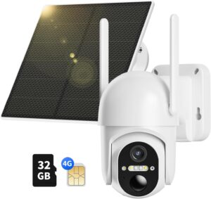Read more about the article Ebitcam 4G LTE Cellular Security Camera Outdoor Includes SD&SIM Card, Solar Powered, Works Without WiFi for ONLY $85.49 (Was $149.99)