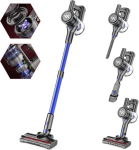 Read more about the article Vacuum Cleaner Cordless Vacuum Stick Cordless with 23Kpa Super Suction, 80000 RPM High-Speed Brushless Motor for ONLY $129.99 (Was $499.99)