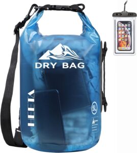 Read more about the article HEETA Waterproof Dry Bag for Women Men Storage Bag Backpack with Phone Case – 10L for ONLY $15.29 (Was $20.99)