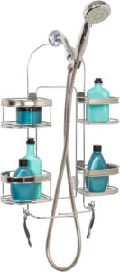 Read more about the article Zenna Home Rust-Resistant Expandable Hanging Shower Caddy, Chrome with Brushed Accents for ONLY $34.17 (Was $49.99)