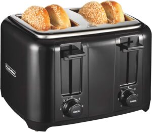 Read more about the article Proctor Silex 4 Slice Toaster with Extra Wide Slots for Bagels for ONLY $31.99 (Was $39.99)