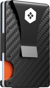 Read more about the article Sorax Minimalist Slim Wallet for Men – Carbon Fiber Wallets for Men RFID Blocking – Credit Card Holder with Aluminum Money Clip for ONLY $11.45 (Was $29.95)